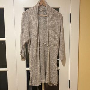 Eileen Fisher Open-Front Knit Textured Sweater